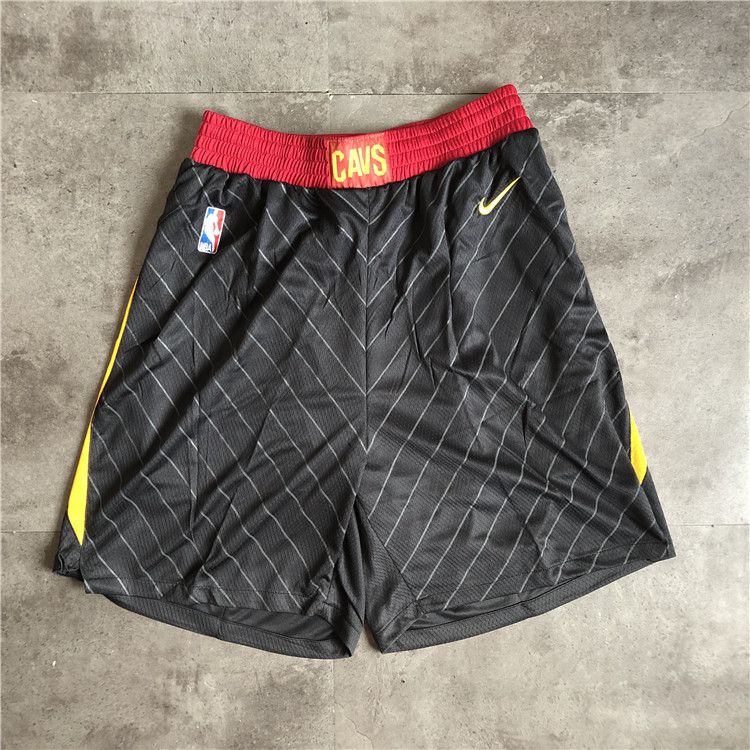 Men NBA Cleveland Cavaliers Black Nike Shorts 0416->cleveland cavaliers->NBA Jersey